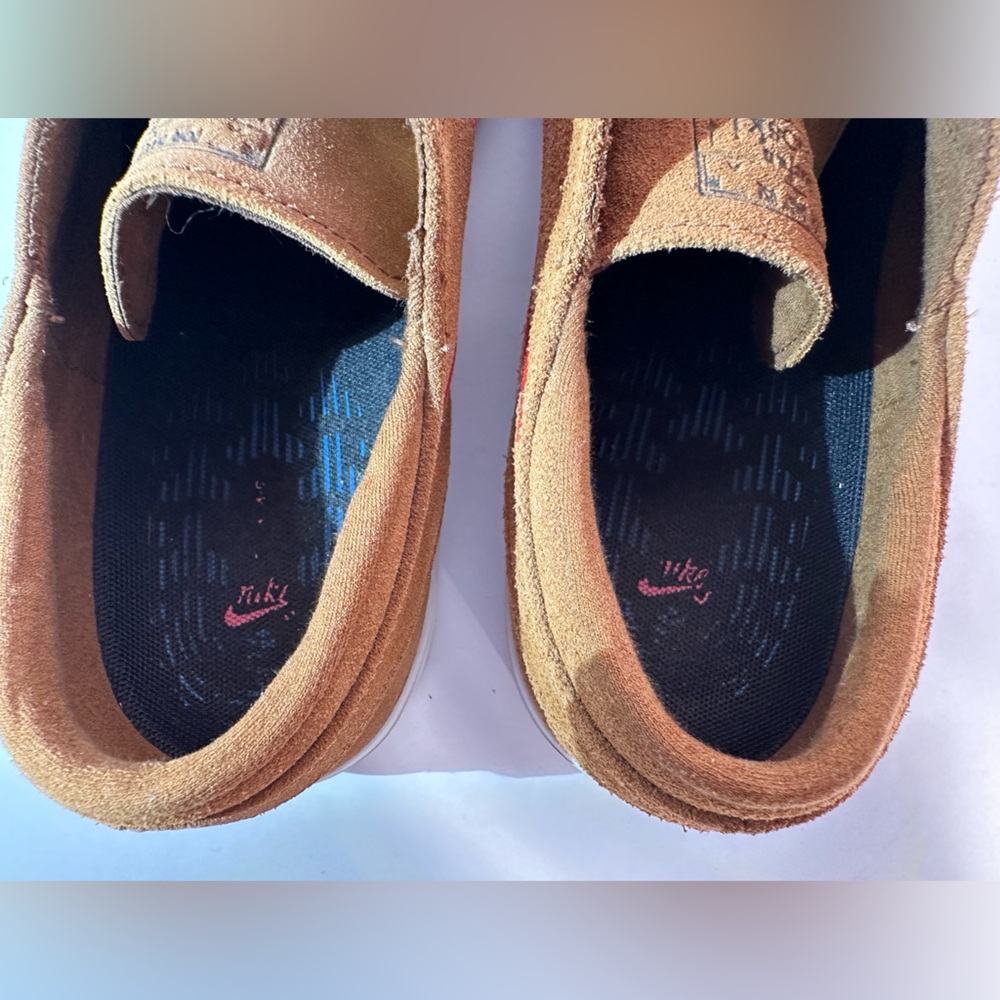 Nike SB Zoom Janoski RM Skate Shoe Men’s 10 Brown Suede Red Swoosh AQ7475-204 - Picture 15 of 15